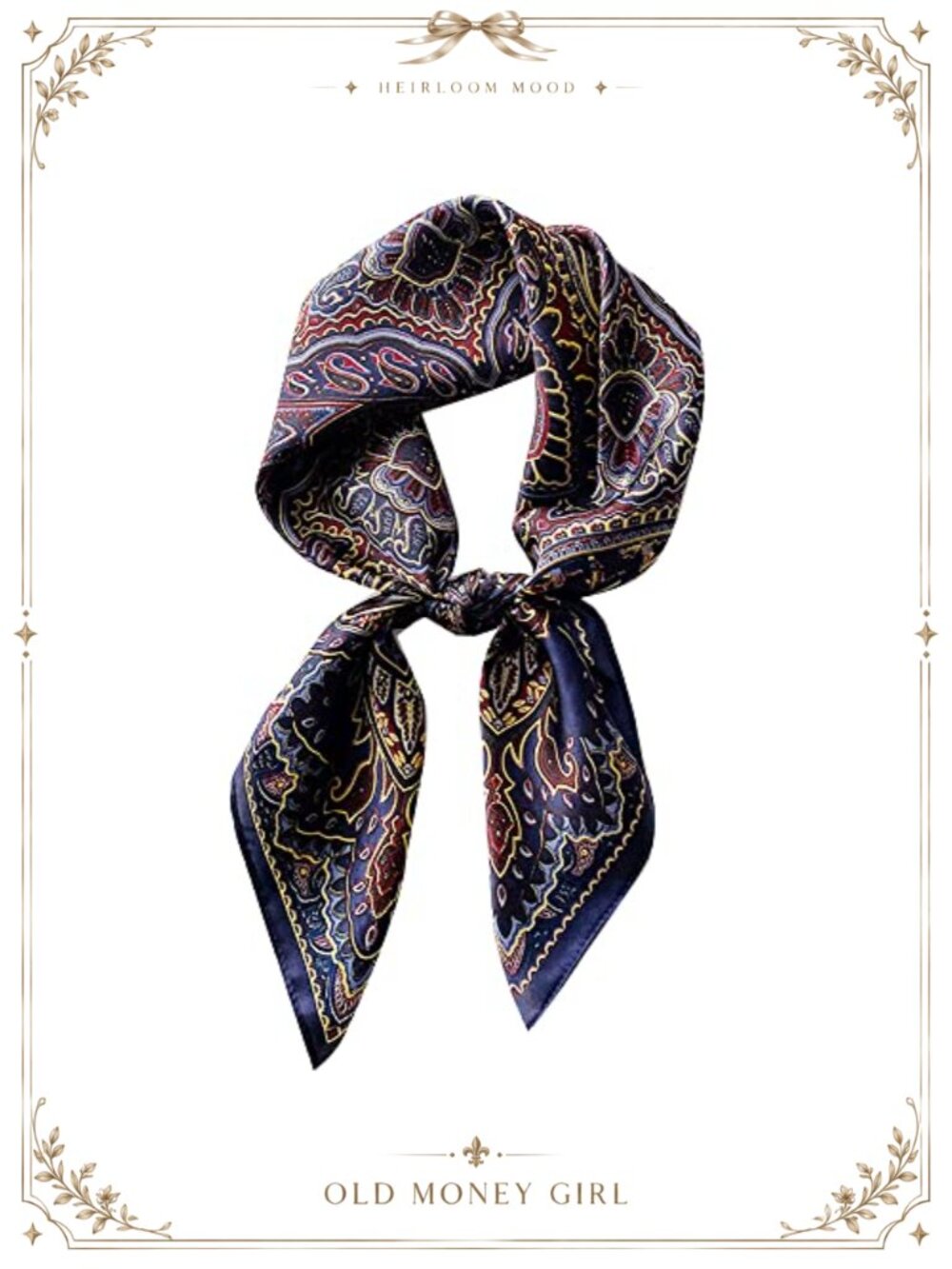 100% Mulberry Silk Scarf 26x26 Square Head Neck Hair Wrap Gift Boxed